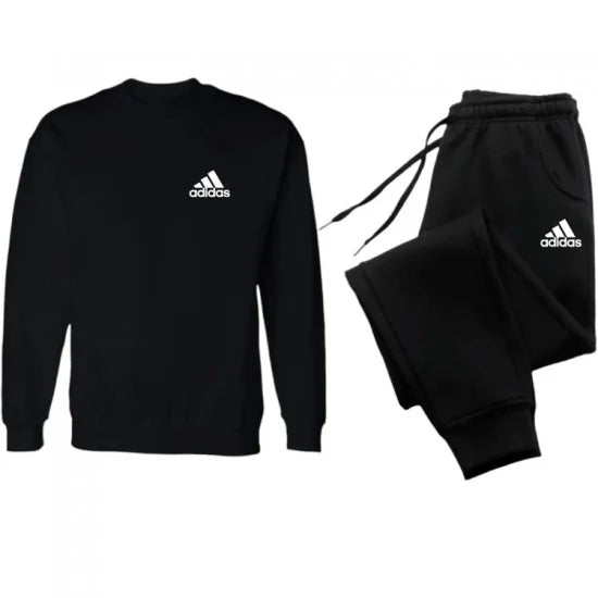 ΣΕΤ ΦΟΡΜΕΣ ΛΑΙΜΟΚΟΨΗ 100% COTTON - ΜΑΥΡΟ - ADIDAS