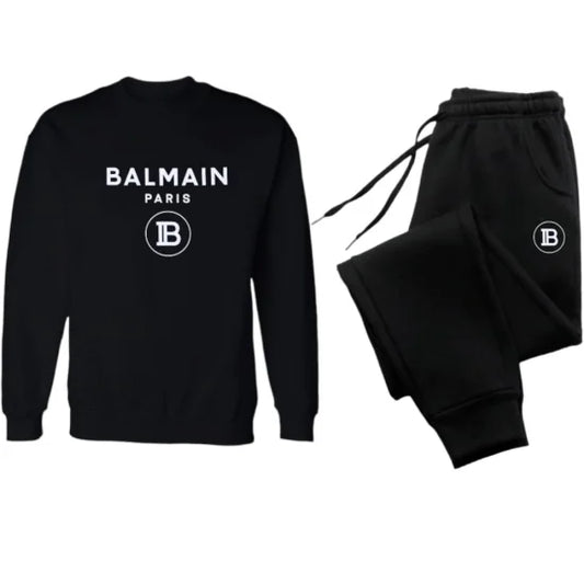 ΣΕΤ ΦΟΡΜΕΣ ΛΑΙΜΟΚΟΨΗ 100% COTTON - ΜΑΥΡΟ - BALMAIN